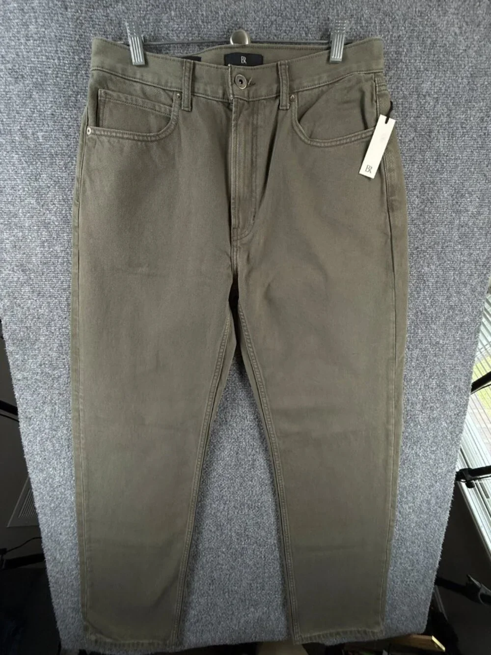 NWT Banana Republic Jeans Thick 34x34 Authentic Straight Fit $120 Heavy Cotton